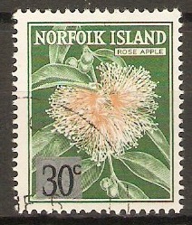 Norfolk Island 1966 30c on 2s.8d Cinnamon and deep green. SG69.